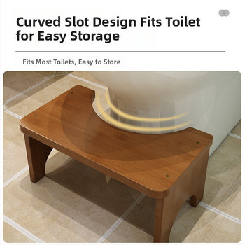 Scaun de toaletă pentru copii cu suport pentru picioare – Material: Nanzhu; Brand: Subamboo House; Model: Other; Procesare: mostre personalizate; Stil: minimalist modern