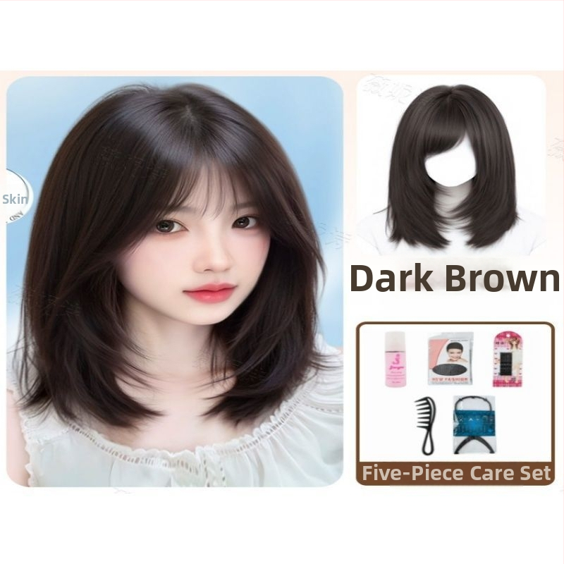 Parochňa pre dlhé rovné vlasy so stránkovým ofinou – Model X-129 – Vlákna odolné voči vysokej teplote – Mechanizmus