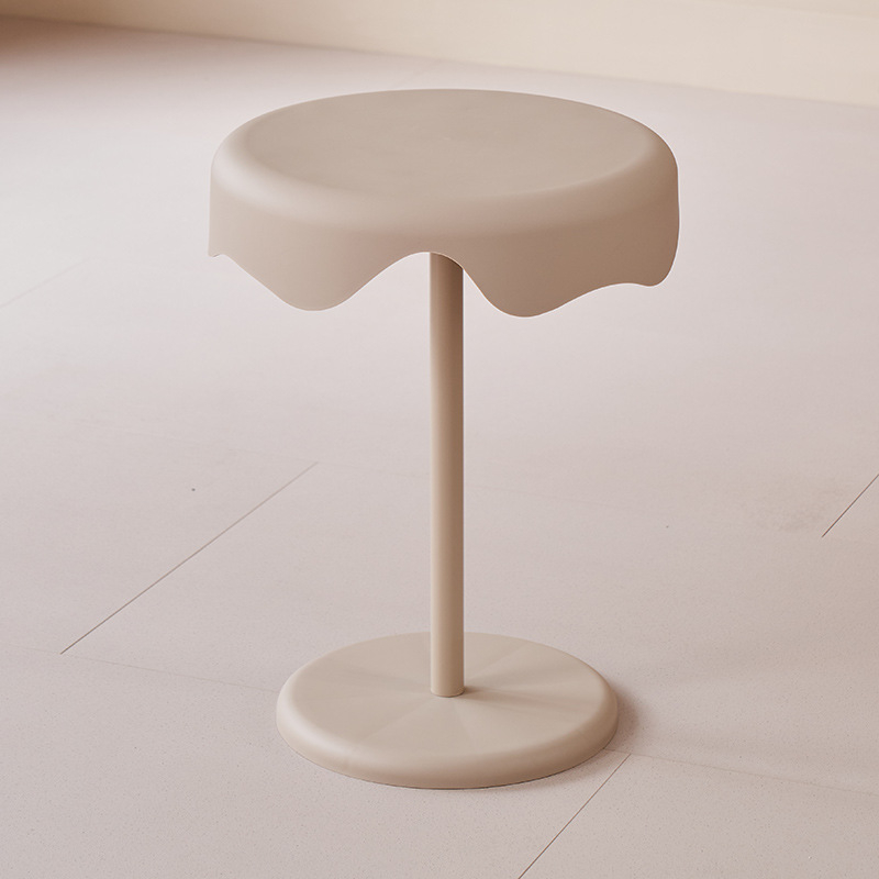 Странична масичка модел 112 — пластмаса с висока якост, сглобена, модерен минималистичен стил, подходяща за хол, спалня, кабинет, офис, марка Vickers Blue