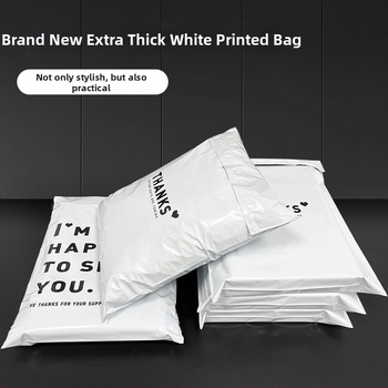 Greito pristatymo maišelis drabužiams, sustiprintas, su pritaikytu logotipu, užsegamas, 100% grynas medžiaga, ofsetinė/serigrafijos/UV spausdinimas