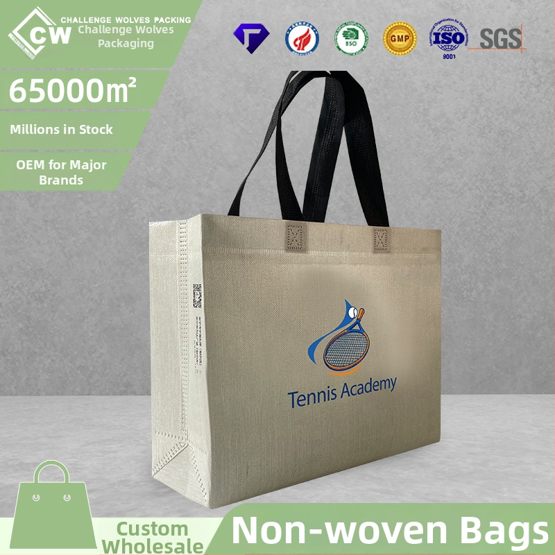 Geantă tote din fibră nețesută laminată (spunbond), finisaj 3D prin presiune termică, bază și panouri laterale, imprimare/logo personalizabil