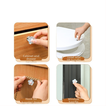 Tualeti loputusnupp – lilledisain, kaasaegne minimalistlik stiil, CX bränd, universaalne veetanki lüliti