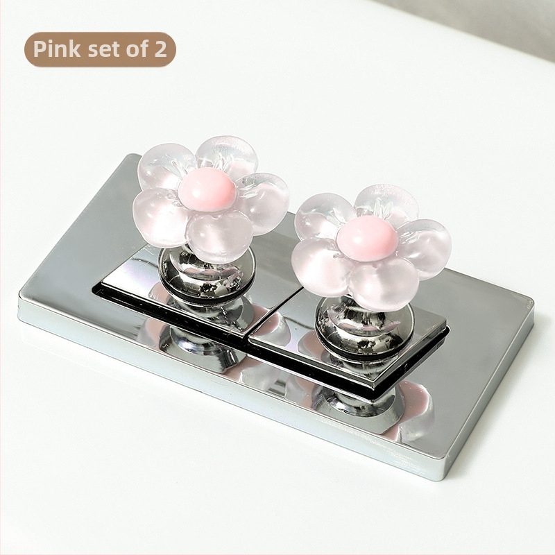 Tualeti loputusnupp – lilledisain, kaasaegne minimalistlik stiil, CX bränd, universaalne veetanki lüliti