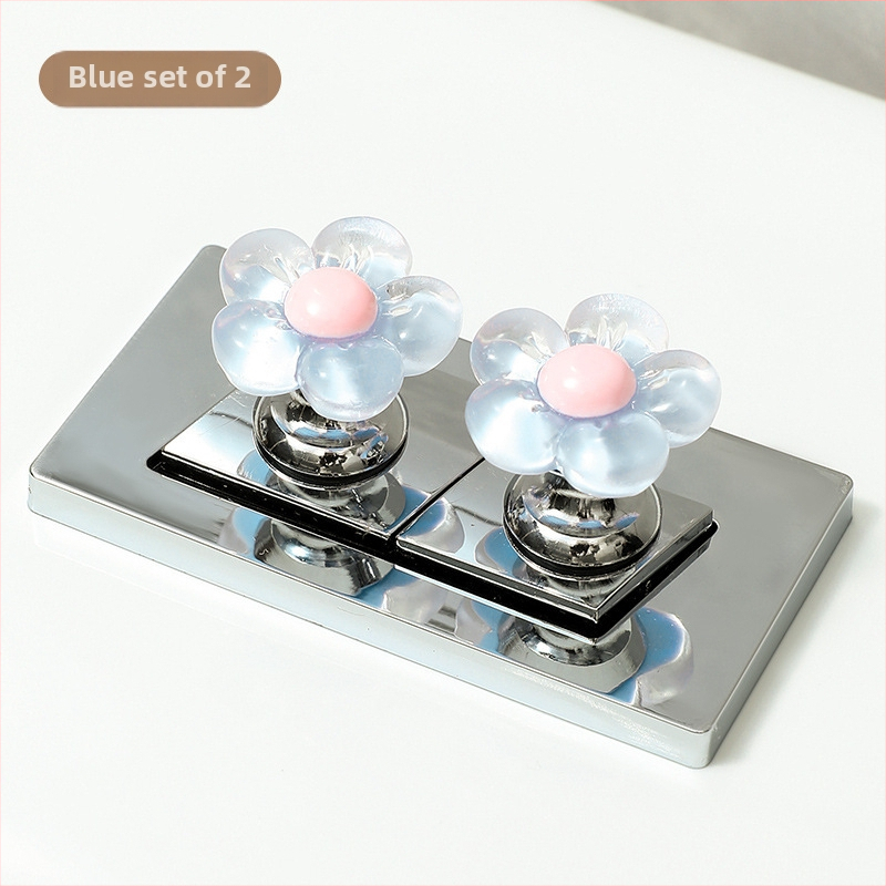 Tualeti loputusnupp – lilledisain, kaasaegne minimalistlik stiil, CX bränd, universaalne veetanki lüliti