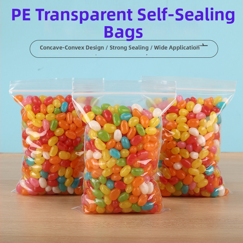 Savarankiškai užsandarantys skaidrūs plastikiniai maišeliai arbatos pakavimui – uždarymo ilgis reguliuojamas; sustiprintos versijos 8/10/12