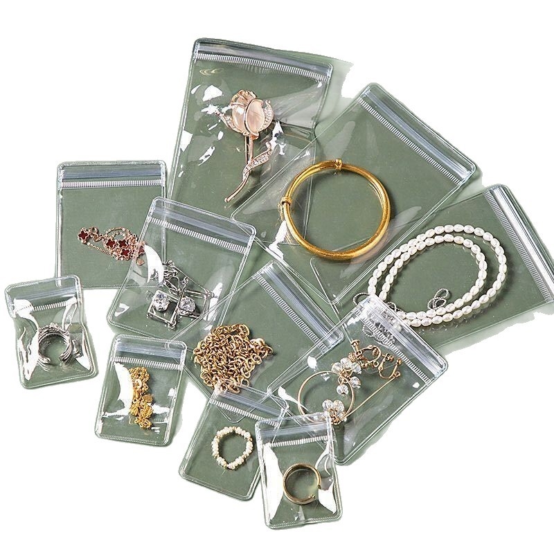 PVC прозрачно самозалепваща се торбичка за бижута, антиоксидантна защита