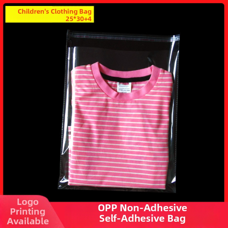 OPP samozaváracia dvojvrstvová plastová taška na posteľné prádlo, bez loga, horúci rez