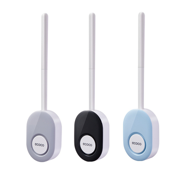 Toaletná kefa, nástenná montáž, bez mŕtvej zóny, plastová, 250 g, značka Ecoco/Yicoco