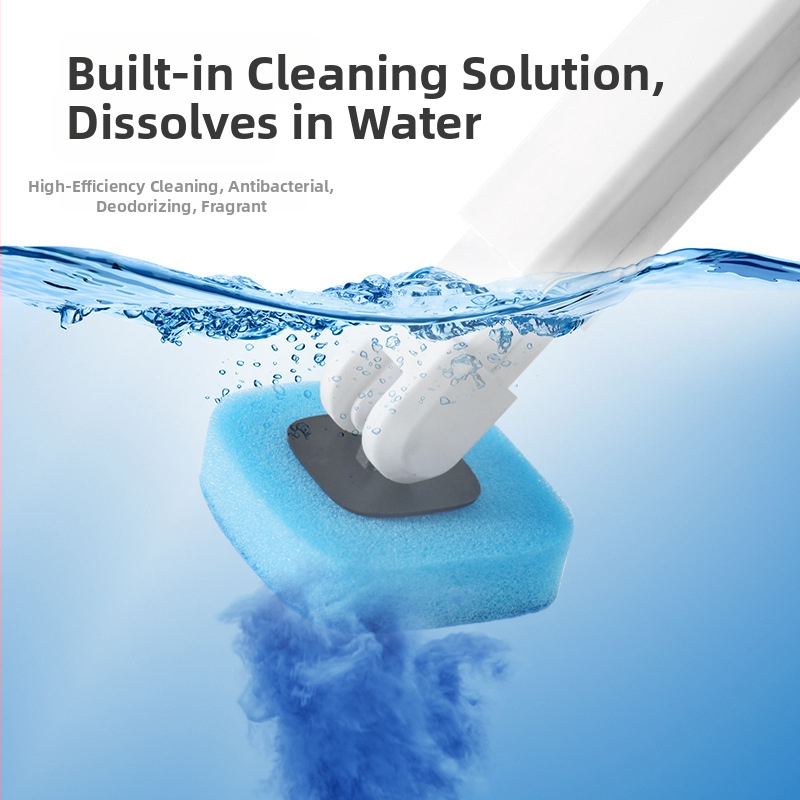 Ühekordselt kasutatav seinale paigaldatav tualeti harja koos asendgalvi komplektiga, plastikust