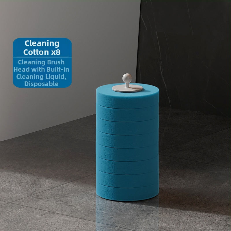 Jednorazová kefa na toaletu s výmennými hlavami, na stenu a pre toalety typu squat (Značka Wanben; Materiál: Plast; Prispôsobenie spracovania: Áno; Vytlačené logo: Áno; Licencovaná súkromná značka: Áno)