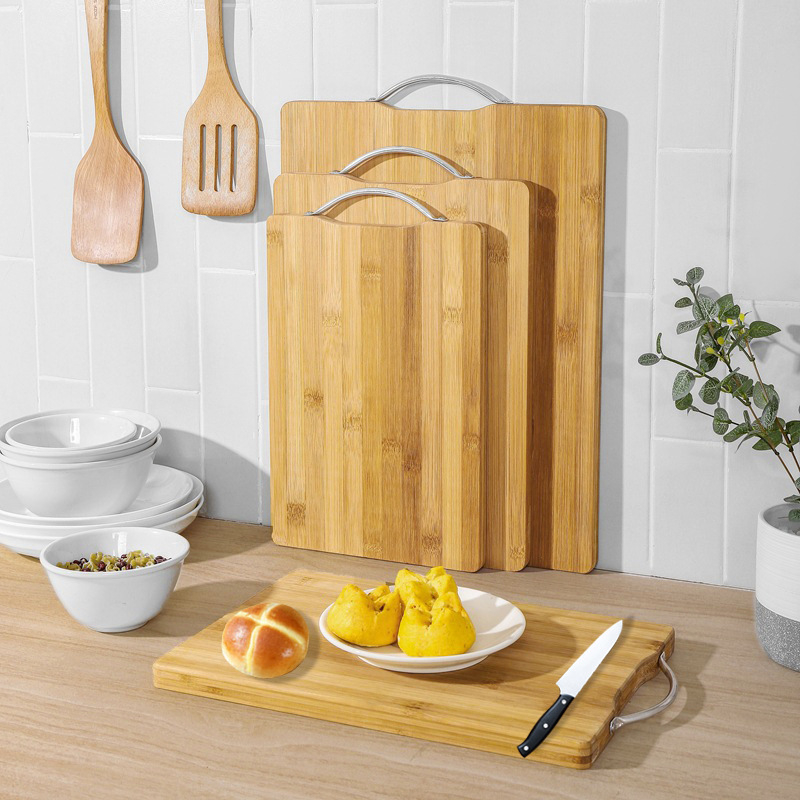Alishan placă de tăiat din bambus - portabilă, anti-alunecare, cu ambele fețe - stil modern minimalist