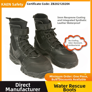 Ugniagesių vandens gelbėjimo batai - oda, smūgio apsauga, KAEN