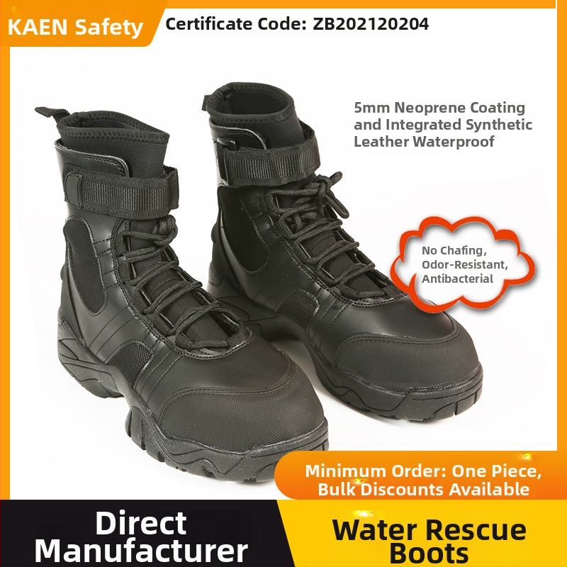 Ugniagesių vandens gelbėjimo batai - oda, smūgio apsauga, KAEN