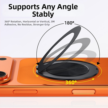 Nothing magnetinis telefono laikiklis su ABS+TPU+magnetu, dvigubas žiedas, MagSafe suderinamas, paprastas stilius