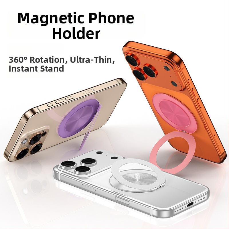 Nothing magnetinis telefono laikiklis su ABS+TPU+magnetu, dvigubas žiedas, MagSafe suderinamas, paprastas stilius