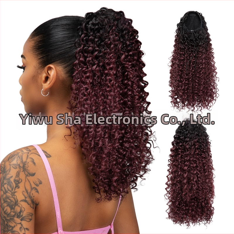 Parukas kõrge saba – naistele, sisemine võrgusilm nööriga, mudel P046, materjal: kuumuskindel kiud