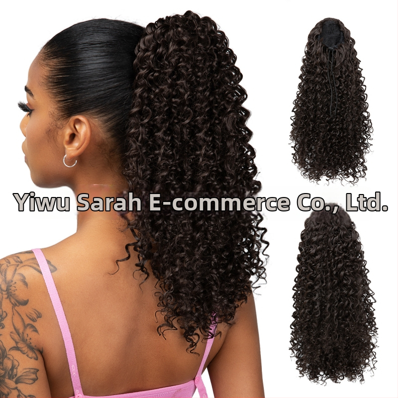 Parukas kõrge saba – naistele, sisemine võrgusilm nööriga, mudel P046, materjal: kuumuskindel kiud