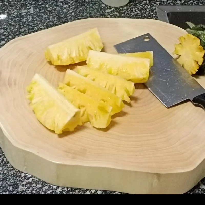 Drevená doska na krájanie z ginkgo dreva, masívna, okrúhla, prírodná, proti plesniam, odolná voči prasklinám, pre domáce a komerčné použitie