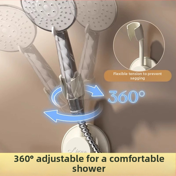 Držiak na sprchovú hlavu, univerzálny nastaviteľný podstavec, plast, Qiwang