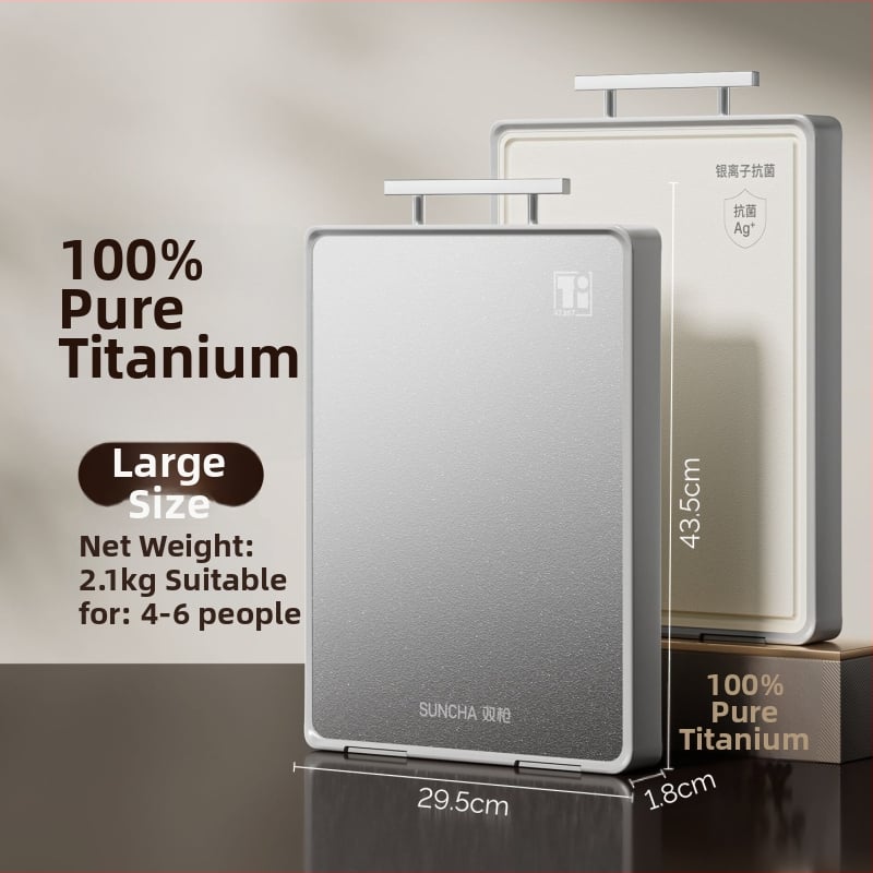 Titánová doska na krájanie, obojstranná, pre domácnosť, značka Double Gun