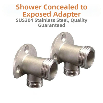 Sprchový adaptér pre prechod zo skrytého na otvorený montážny systém, držiak miešacej zostavy, 304 nerezová oceľ