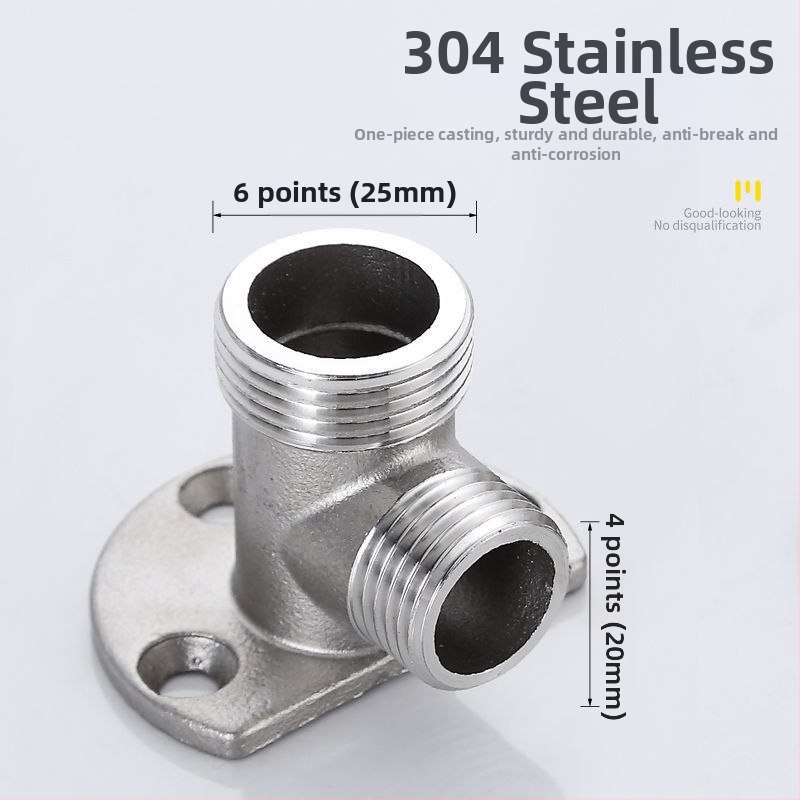 Sprchový adaptér pre prechod zo skrytého na otvorený montážny systém, držiak miešacej zostavy, 304 nerezová oceľ