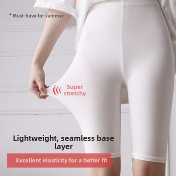 Dámske bezpečnostné legíny z viskózy, jacquard väzba, stredný pás, jednofarebný vzor, proti prehliadaniu