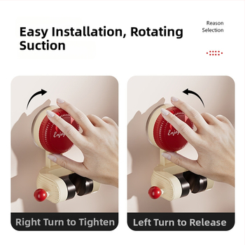Odnímateľný držiak na sprchu s prísavkou, z plastu, moderný minimalistický štýl, jedno úroveň, pohyblivý, bez vŕtačky (hmotnosť 85 g)