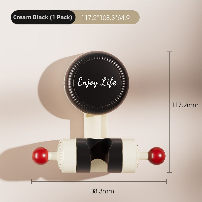 Odnímateľný držiak na sprchu s prísavkou, z plastu, moderný minimalistický štýl, jedno úroveň, pohyblivý, bez vŕtačky (hmotnosť 85 g)
