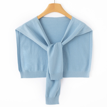 Unisex adīts poliestera šalle, vienkrāsains raksts, dekoratīvs aksesuārs, visu sezonu izmantošanai, Ziemas 2025 izlaidums