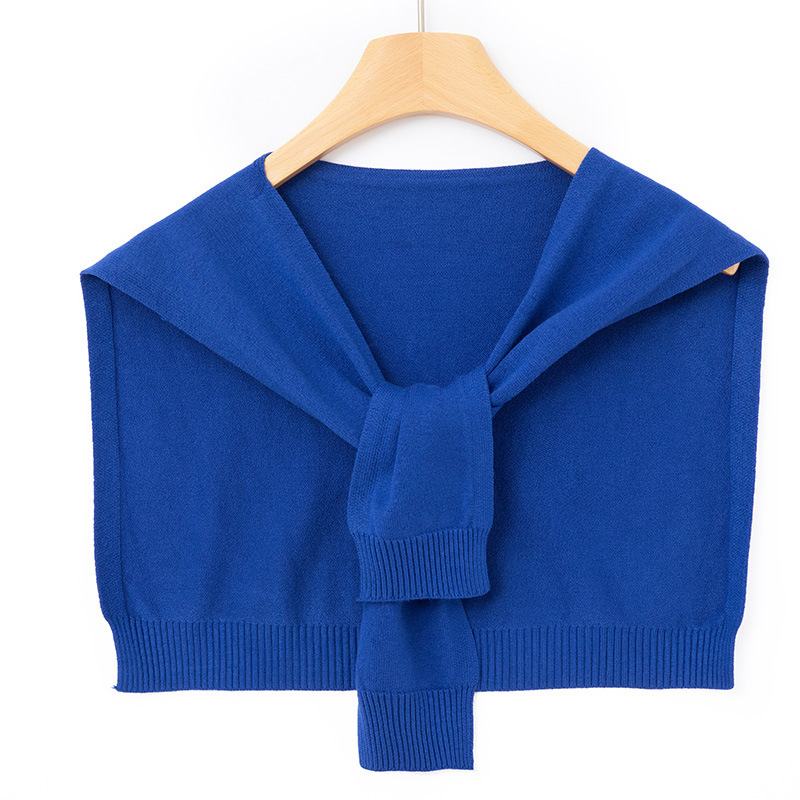 Unisex adīts poliestera šalle, vienkrāsains raksts, dekoratīvs aksesuārs, visu sezonu izmantošanai, Ziemas 2025 izlaidums