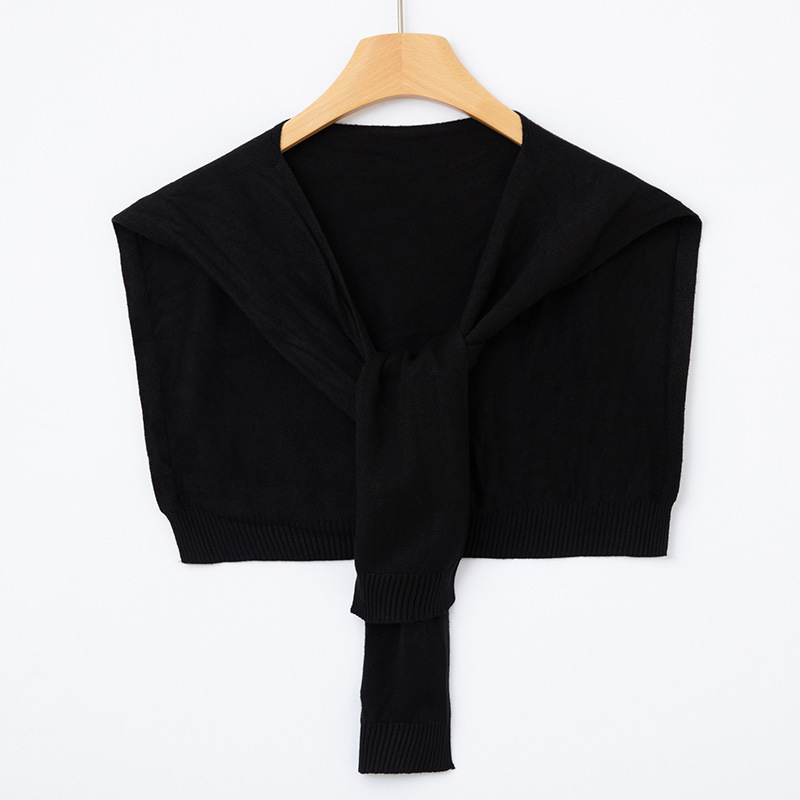 Unisex adīts poliestera šalle, vienkrāsains raksts, dekoratīvs aksesuārs, visu sezonu izmantošanai, Ziemas 2025 izlaidums