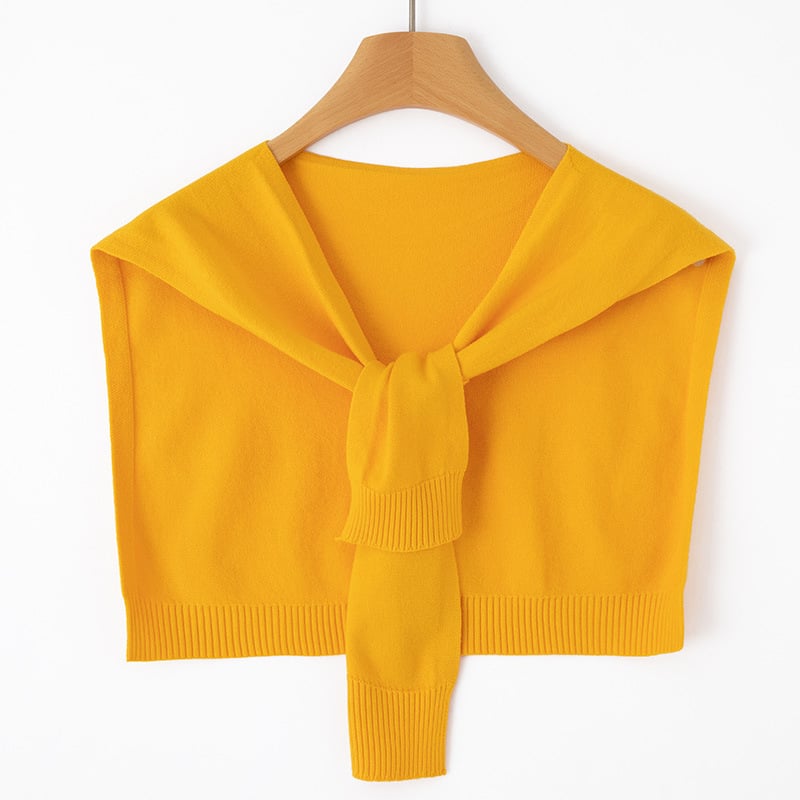 Unisex adīts poliestera šalle, vienkrāsains raksts, dekoratīvs aksesuārs, visu sezonu izmantošanai, Ziemas 2025 izlaidums