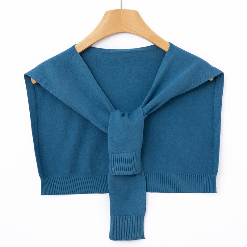 Unisex adīts poliestera šalle, vienkrāsains raksts, dekoratīvs aksesuārs, visu sezonu izmantošanai, Ziemas 2025 izlaidums