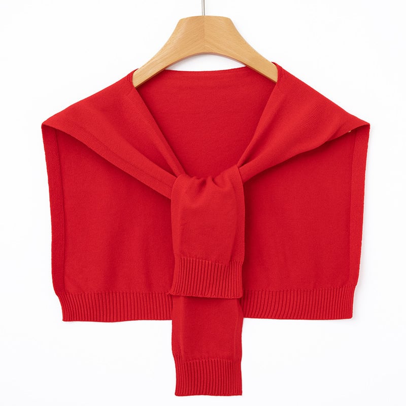 Unisex adīts poliestera šalle, vienkrāsains raksts, dekoratīvs aksesuārs, visu sezonu izmantošanai, Ziemas 2025 izlaidums