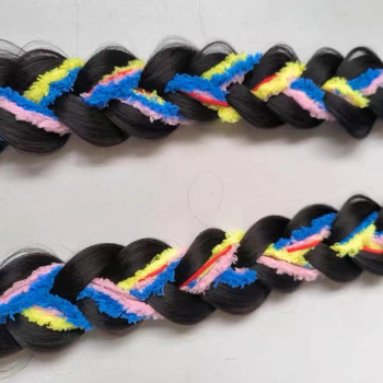 Perucă cu coadă, fir de înaltă temperatură, model universal, vopsire fără căldură, pentru femei