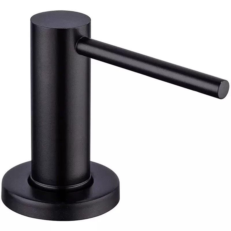 Диспенсър за сапун от 304 неръждаема стомана, ръчно натискане, обем 500 ml, минималистичен модерен дизайн за кухня и баня