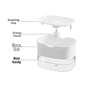 Press-tüüpi seebidozator nõudepesuks ja käte seebiks, köögistiil, ABS, süstvormimine, Ruidanjie kaubamärk