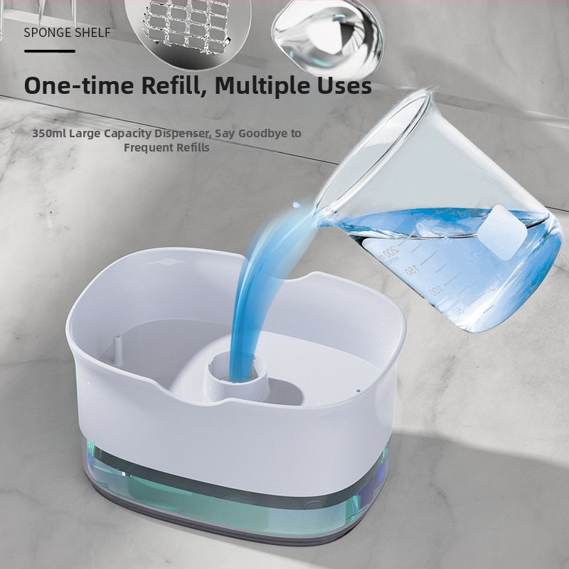 Press-tüüpi seebidozator nõudepesuks ja käte seebiks, köögistiil, ABS, süstvormimine, Ruidanjie kaubamärk