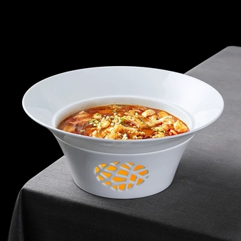 Szállodai konyhai kerámia edények - testreszabható, alsó mázas felület, egyszínű mintázat (Anyag: Kerámia; Felület: Alsó máz; Testreszabás: Elérhető; Mintázat: Egyszínű)