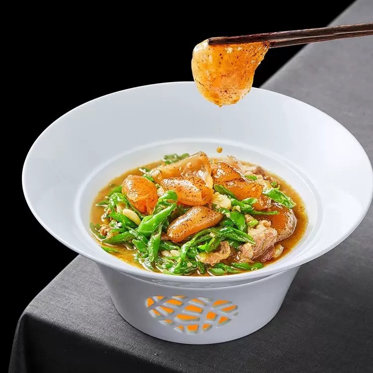 Szállodai konyhai kerámia edények - testreszabható, alsó mázas felület, egyszínű mintázat (Anyag: Kerámia; Felület: Alsó máz; Testreszabás: Elérhető; Mintázat: Egyszínű)