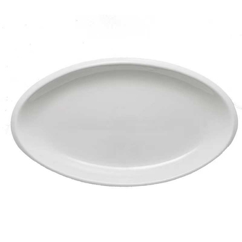 Farfurie pentru pește – ceramică, formă neregulată, porțelan îmbunătățit cu magneziu, culoare solidă, compatibil cu microunde
