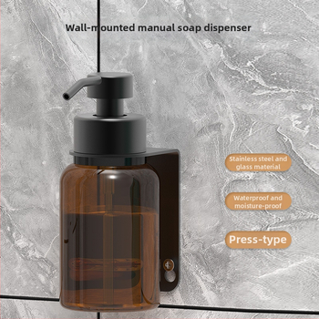 Seinale kinnine vedeliku seebidoosija hotellidele - käsitsi surumine, ABS insenerplast, süstvormimine, privaatne bränd RDJ, uus hiina stiil