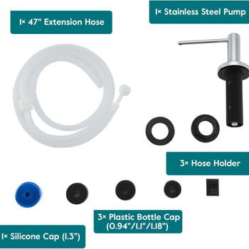 304 nerūdijančio plieno plautuvės muilo dozatorius, rankinis paspaudimo mechanizmas, šiuolaikinis minimalistinis stilius, poliruotas/elektroplatintas/nudažytas paviršius, svoris 350 g