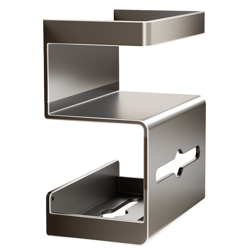 Danle zidni držač toaletnog papira - karbon čelik, kvadratnog oblika, završna plast sprej, model SQh473-YC109301