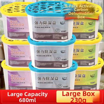 Desikantas su aktyviuoju anglimi, skirtas namams ir drabužių spintoms, drėgmės sugerimas 230 g