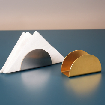 Držiak servítok z nehrdzavejúcej ocele na pulte – matný brúsený povrch, pre hotel a reštauráciu, značka YIMIVIVIAN