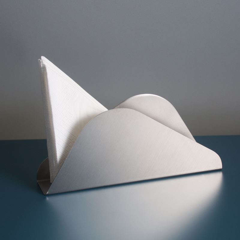 Držiak servítok z nehrdzavejúcej ocele na pulte – matný brúsený povrch, pre hotel a reštauráciu, značka YIMIVIVIAN