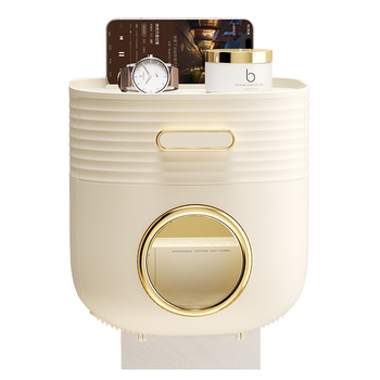 Ofl8810 toalettpapír-doboz – Műanyag, Vízálló, Többfunkciós, 5 db/csomag, Stílus Light Luxury