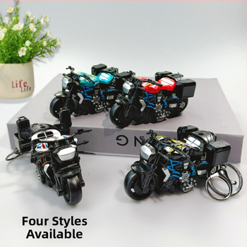 Motociklo raktų pakabukas iš lydinio, animacinio stiliaus, traukimo atgal mechanizmas, prekės kodas Glx-1-025, atskirai įpakuotas